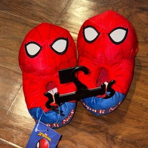 Marvel Spider Man Toddler Boys Step In Slippers 5/6 boys
